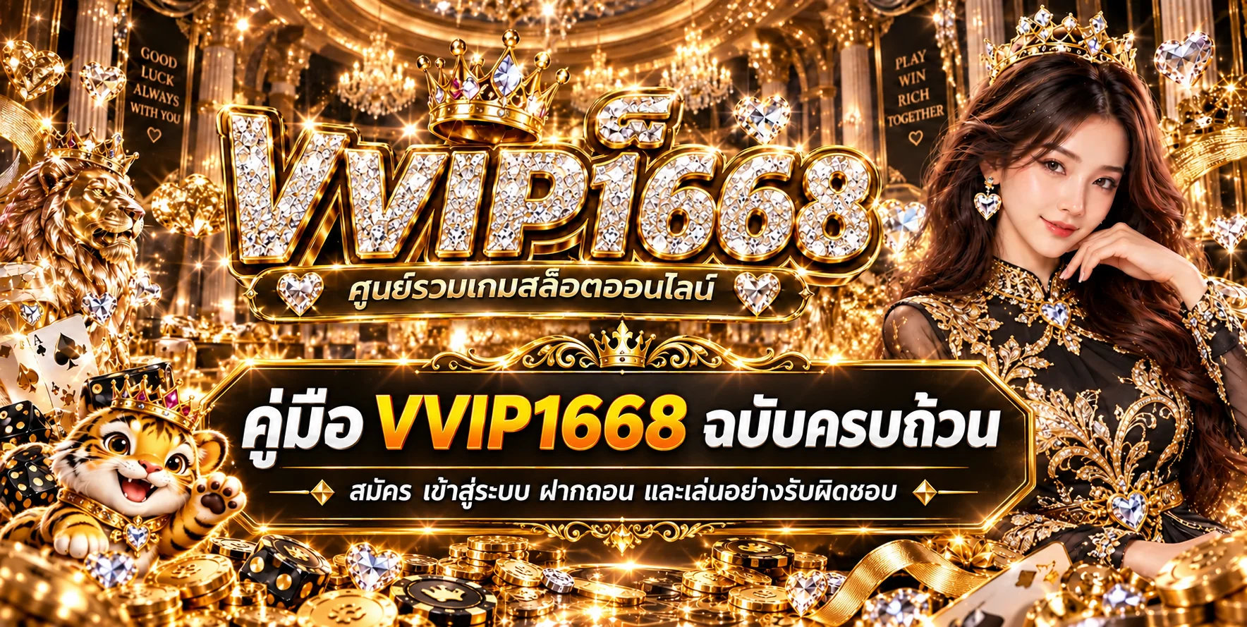 คู่มือ VVIP1668 สมัคร เข้าสู่ระบบ ฝากถอน และเล่นปลอดภัย